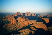 Olgas Rundflug bei Sonnenaufgang