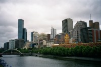 Melbourne im Regen