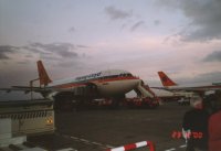 ... und dann ging's mit dem Airbus A310-304 nach Hause.